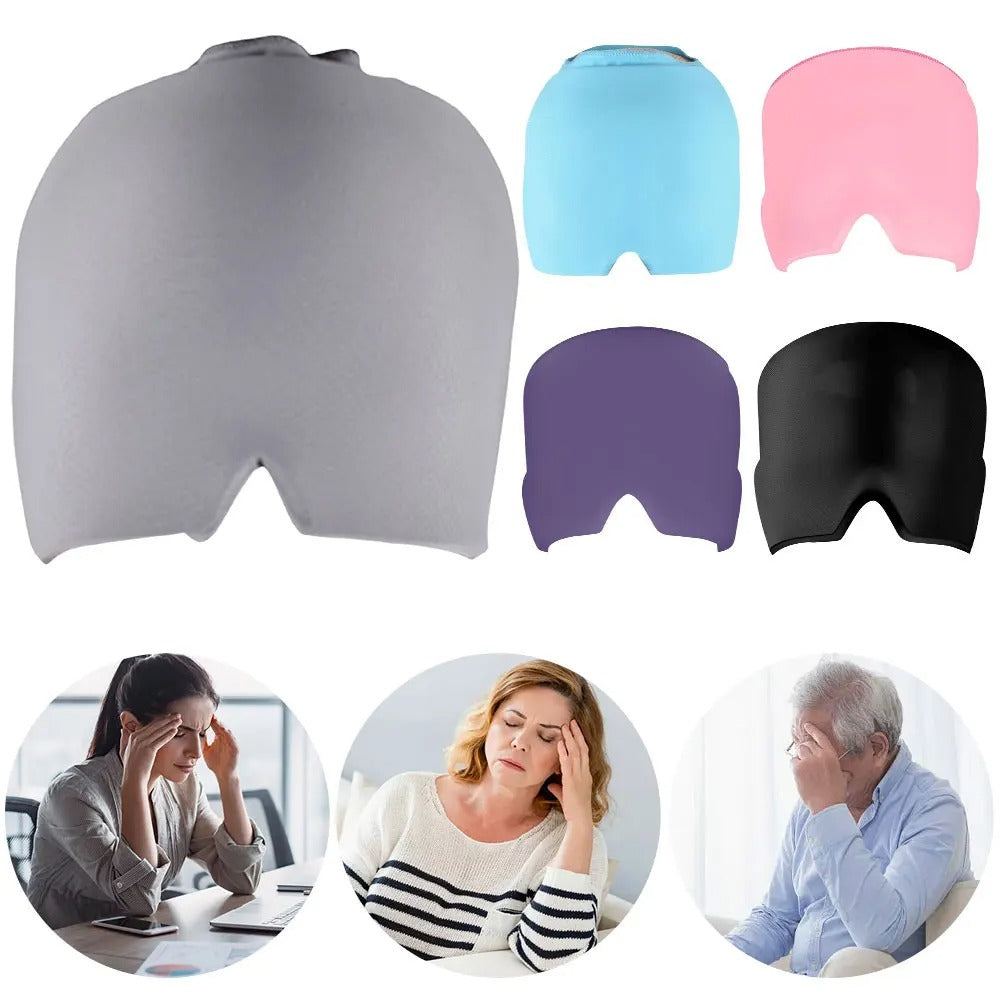 Migraine Relief Hat Headache Hat Gel Hot Cold Therapy Ice Cap